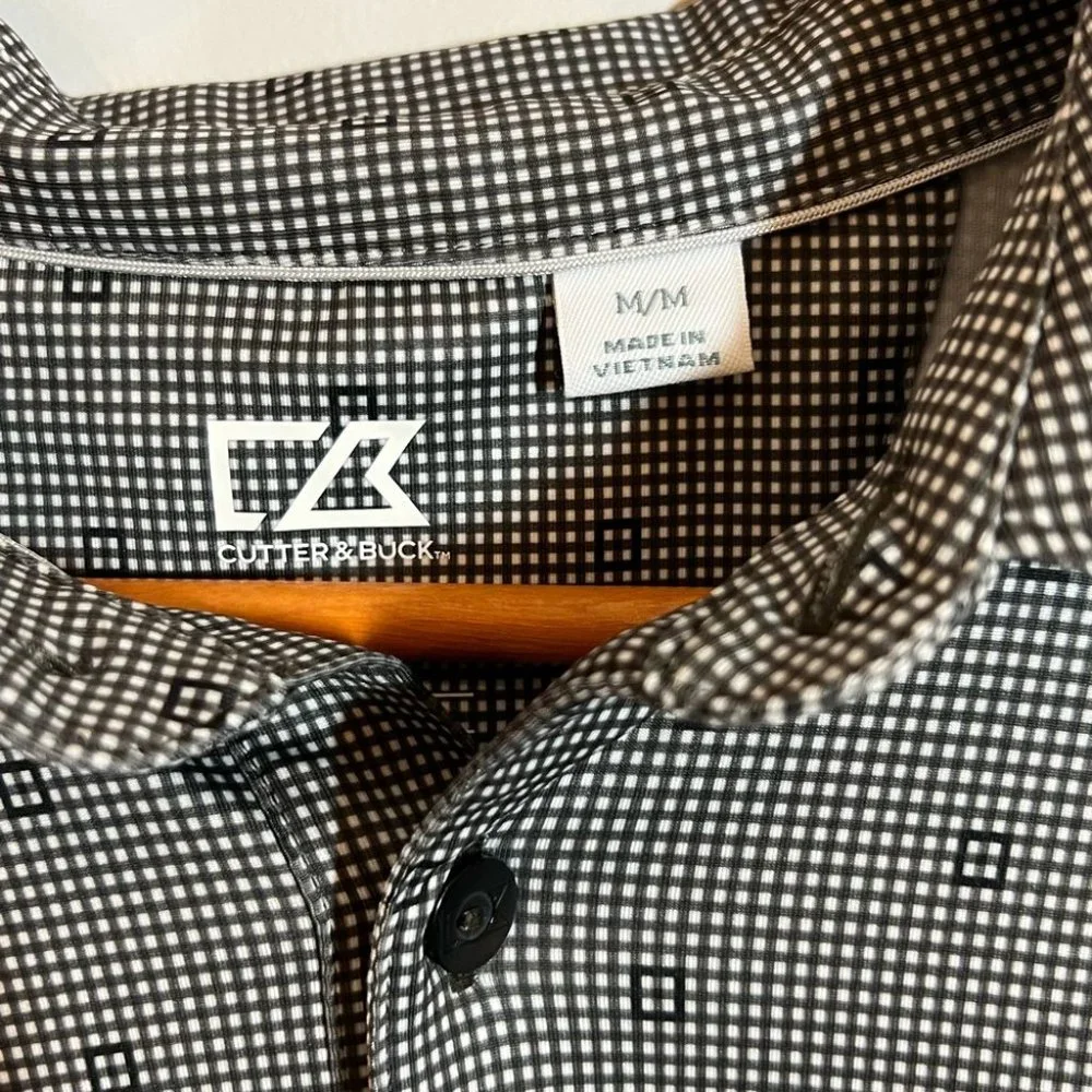 Mens Cutter & Buck short sleeve size medium shirt like new - Picture 3 of 4